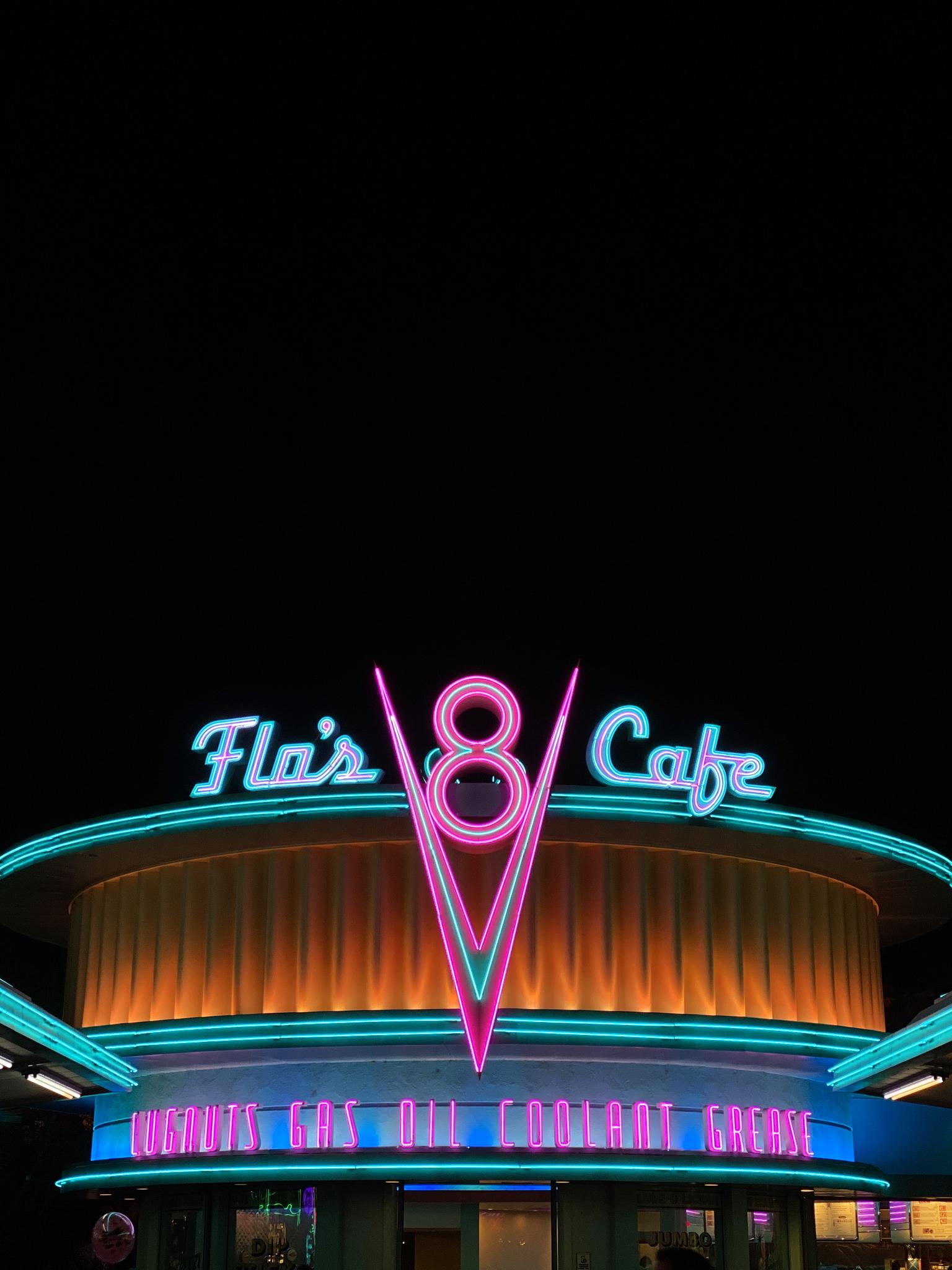 Red green and white flos cafe neon sign photo  Free Neon Image on  Unsplash